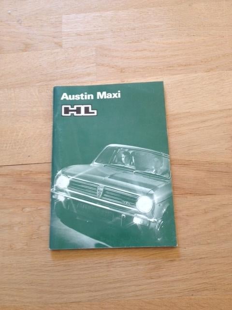 Handleiding/Instructieboekje   Austin Maxi       1976, Verzenden
