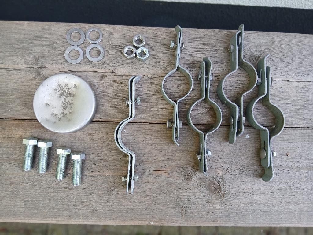 Hekwerk bevestigingen o.a. Heras, Ophalen of Verzenden, Zo goed als nieuw, IJzer, Overige typen