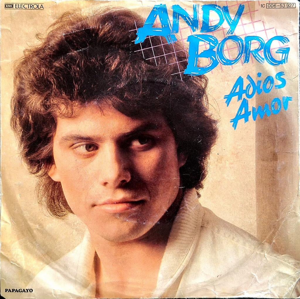 7"/SINGLE  ANDY BORG - Adios Amor, Ophalen of Verzenden, Gebruikt, Pop