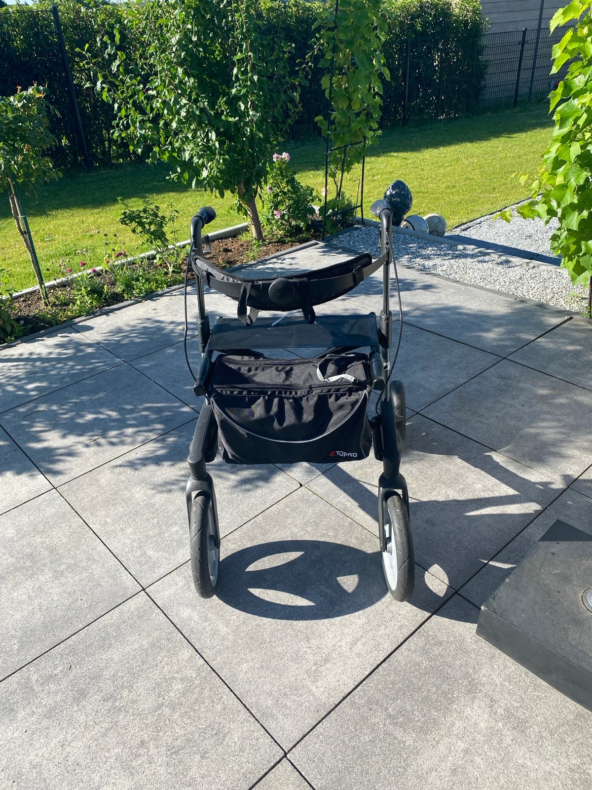 Stevige Topro olympus rollator met tas., Ophalen of Verzenden, Opvouwbaar, Gebruikt