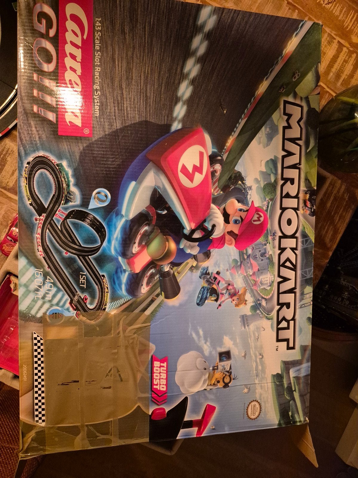 Carrera GO!!! Mario Kart Racebaan 4,9m met Looping, Carrera, Ophalen of Verzenden, Met looping, Elektrisch