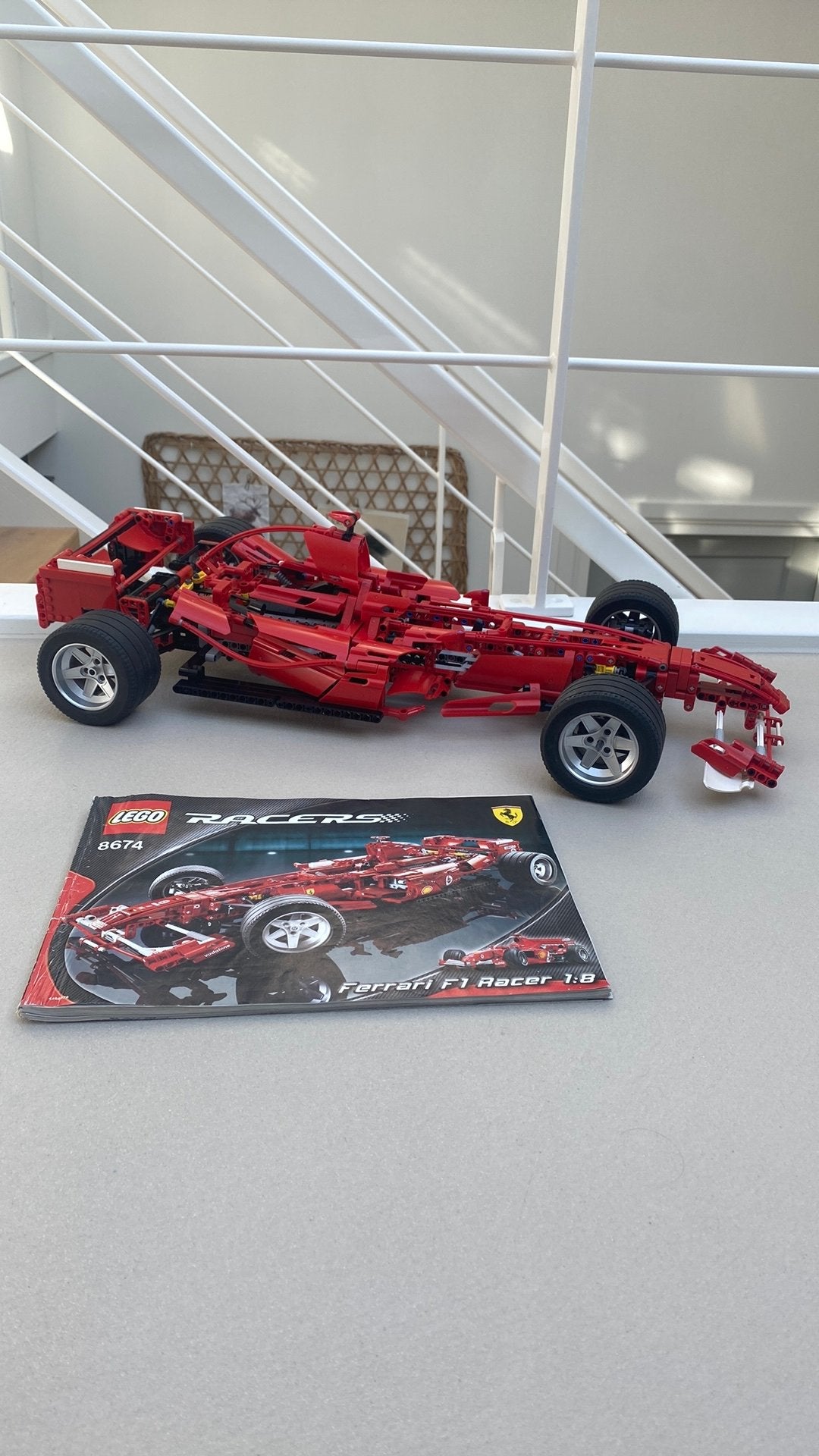 Lego 8674 Technic Ferrari F1 Racers, Ophalen of Verzenden, Zo goed als nieuw