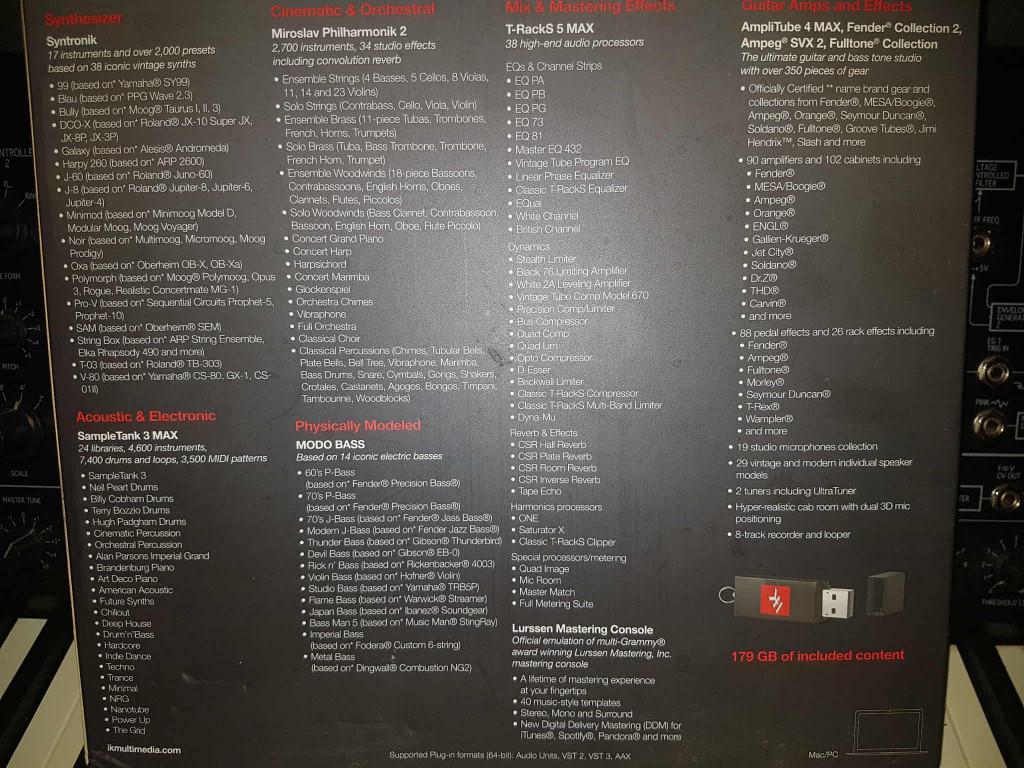 IK Multimedia Total Studio 2 MAX (COMPLETE STUDIO IN UW PC!), Computers en Software, Audio-software, Ophalen of Verzenden, Nieuw