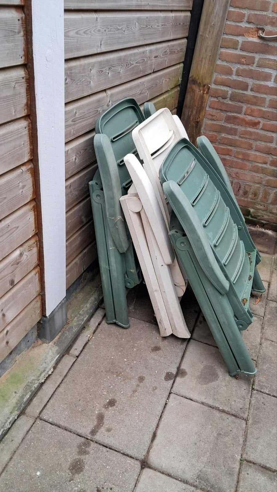 tuinstoelen gratis, Ophalen, Gebruikt