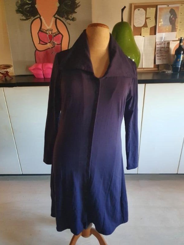 Zgan! mooi blauw/paars vest van Boris Industries mt 3 44/46!, Kleding | Dames, Truien en Vesten, Boris Industries, Maat 46/48 (XL) of groter