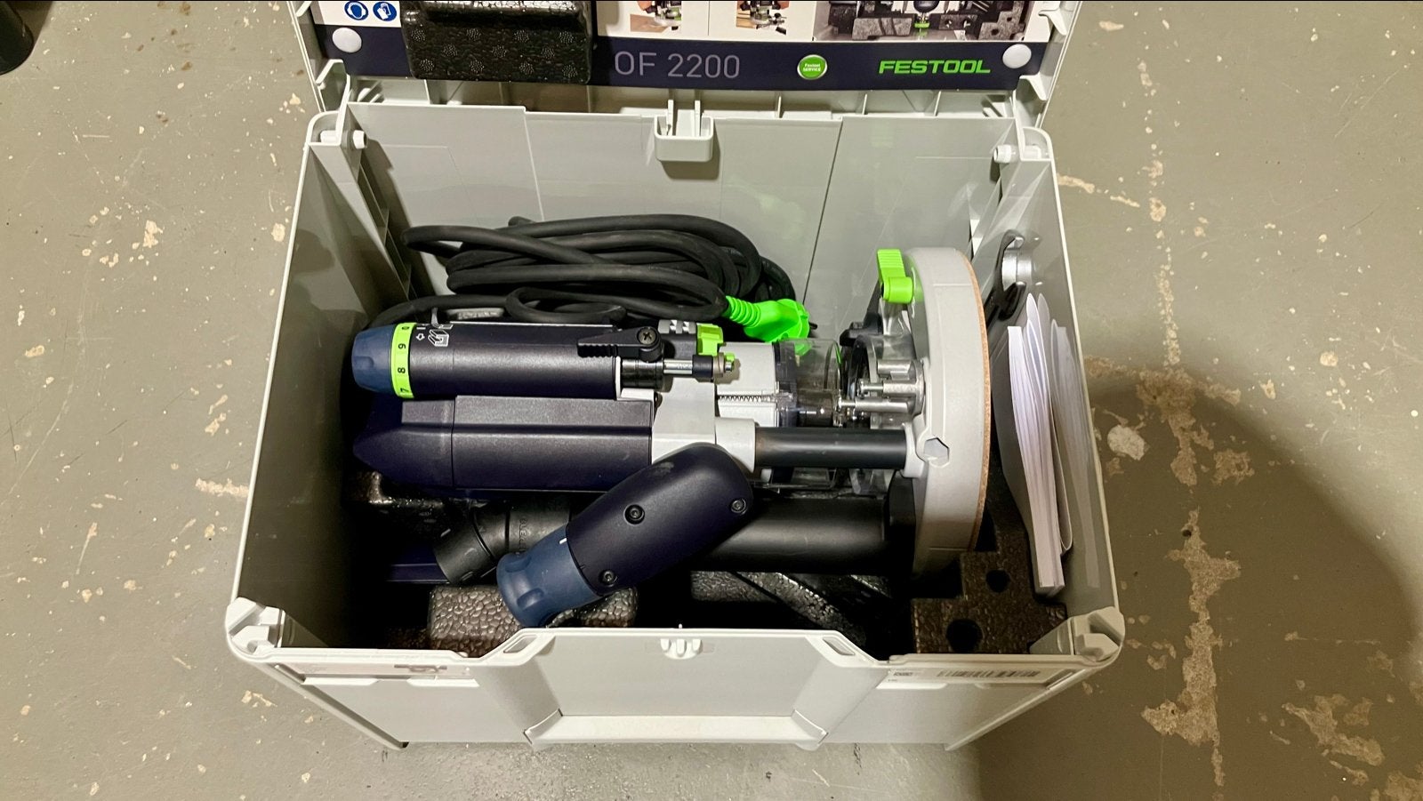 Festool OF 2200 EB-Plus Bovenfrees - nieuw, Doe-het-zelf en Verbouw, Ophalen of Verzenden, Nieuw, Elektrisch, Bovenfrees
