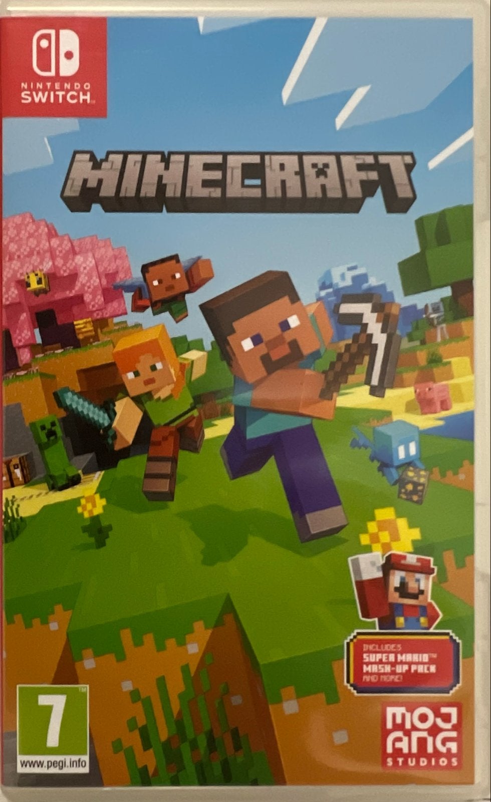 Minecraft Nintendo Switch - Inclusief Super Mario Mash-up, Spelcomputers en Games, Games | Nintendo Switch, Zo goed als nieuw