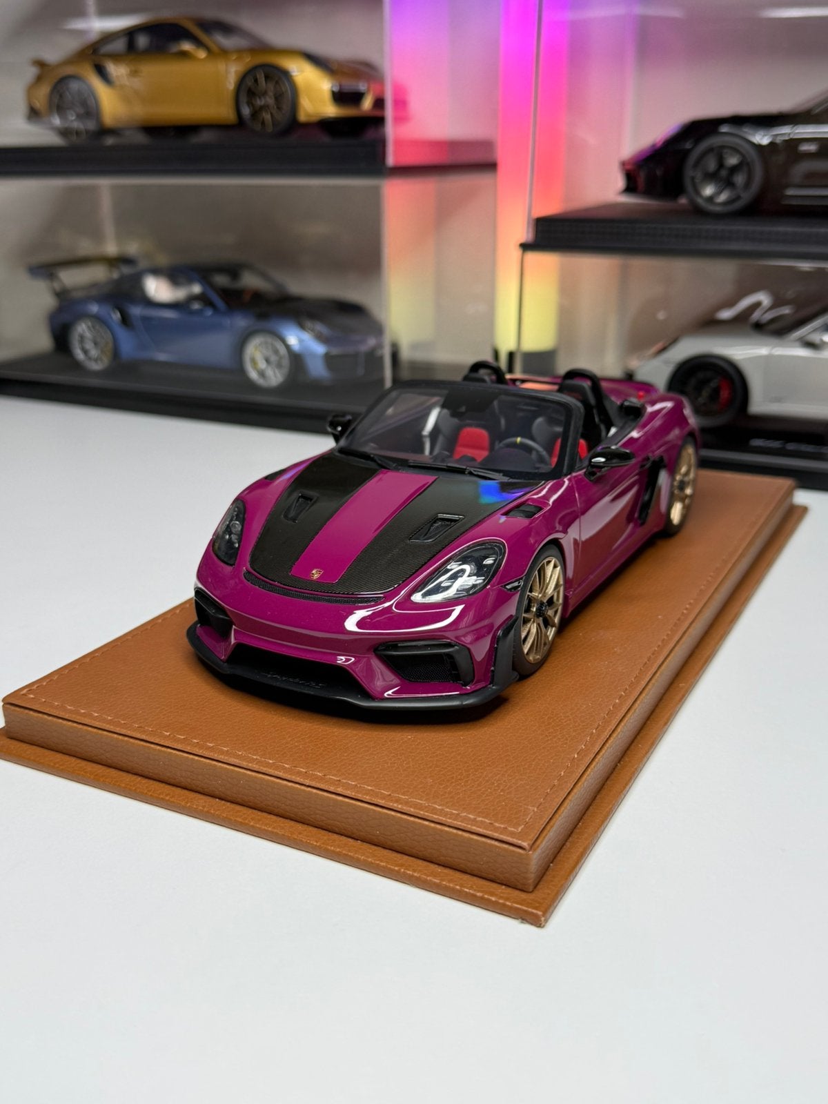 Porsche 718 spyder RS gt spirit 1/18, Ophalen of Verzenden, Zo goed als nieuw