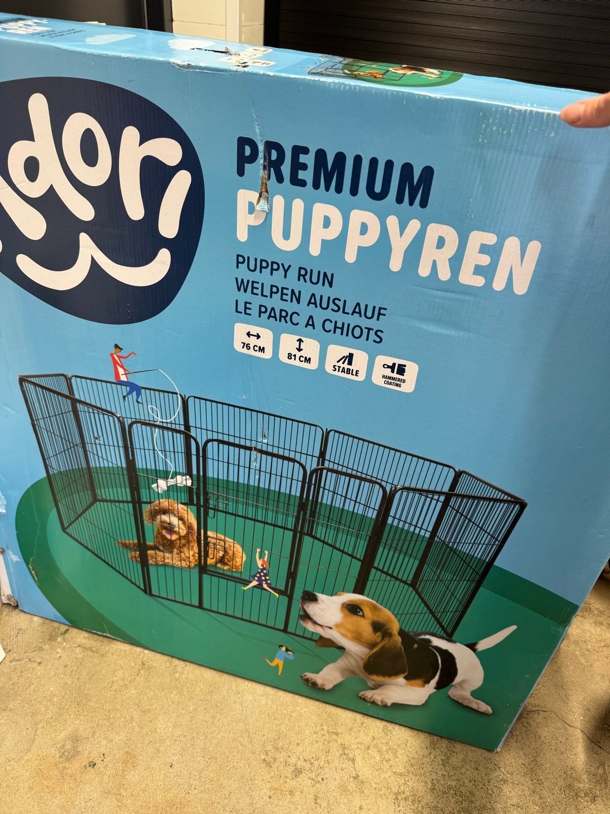 Puppyren premium adori, Dieren en Toebehoren, Hondenbenches, Ophalen, Zo goed als nieuw