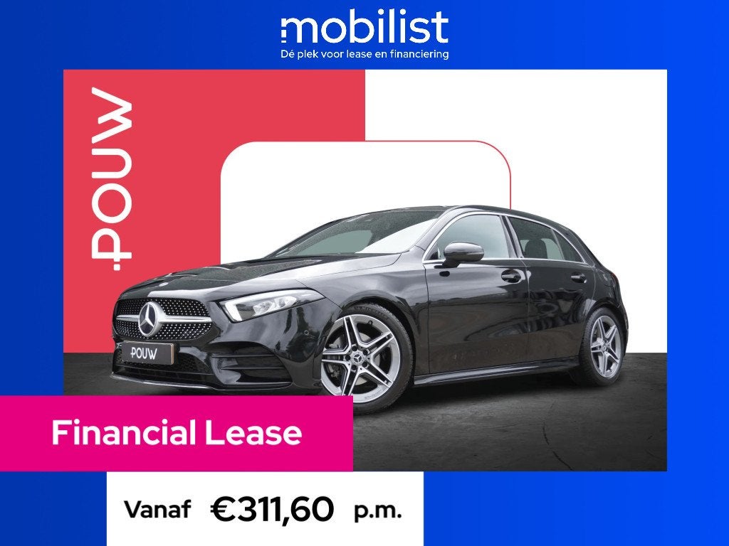 Mercedes-Benz A-Klasse 200pk Business Solution AMG, Gebruikt, 4 cilinders, Origineel Nederlands, 1600 kg