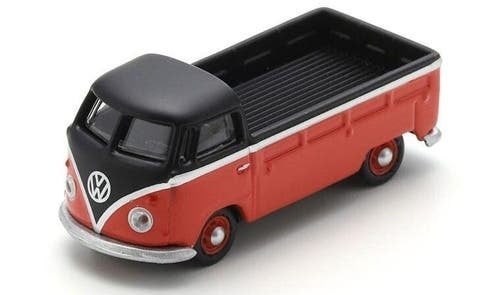 VW T1 Pickup, rood/zwart - 1:87 - Schuco, Schuco, Auto, Info@schuco.de, Nieuw