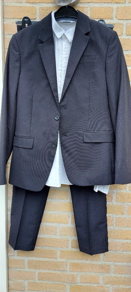 Driedelig Pak/Kostuum maat 170, H&M, Ophalen of Verzenden, Zo goed als nieuw, Setje