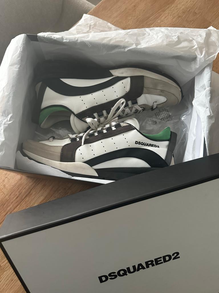 Dsquared2 Speedster Sneakers, Ophalen of Verzenden, Zo goed als nieuw, Wit, Sneakers of Gympen