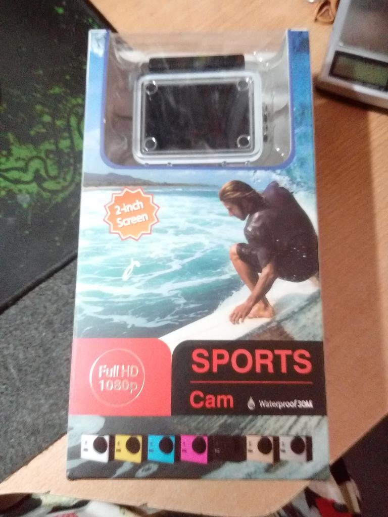 Captec LCS-1200 HD Action cam incl. accessoirepakket, Audio, Tv en Foto, Actiecamera's, Ophalen of Verzenden, Nieuw, Overige merken