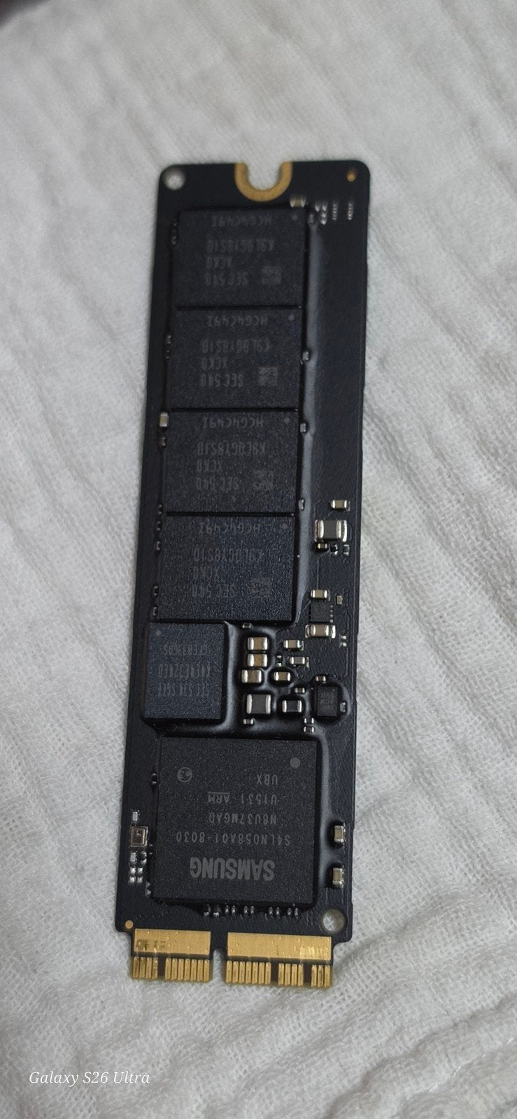 Samsung SSD 128GB MZ-JPV128R/0A2 voor Apple MacBook, Computers en Software, Harde schijven, Intern, Gebruikt, SSD, Samsung SSD
