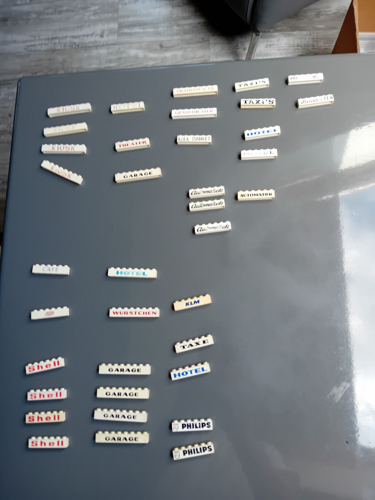 oude lego tekstbalken jaren 60 en 70, Ophalen of Verzenden, Gebruikt
