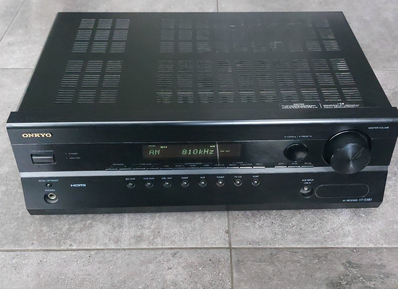 ONKYO HT-R380 5.1-kanaals ontvanger, Ophalen of Verzenden, Zo goed als nieuw, 120 watt of meer, Onkyo