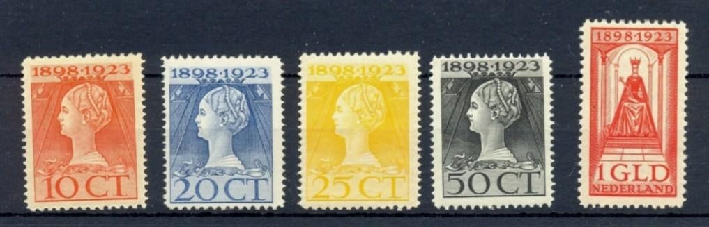 NVPH 124 125 126 128 129 Postfris! Schaars!, Ophalen of Verzenden, T/m 1940, Postfris