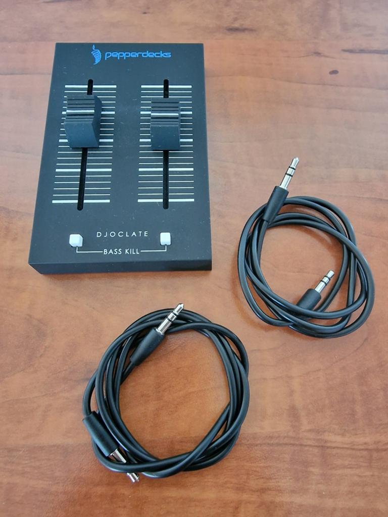 Analoge 2-kanaals mixer Pepperdecks DJoclate, Muziek en Instrumenten, Mengpanelen, Ophalen of Verzenden, Zo goed als nieuw, Minder dan 5 kanalen