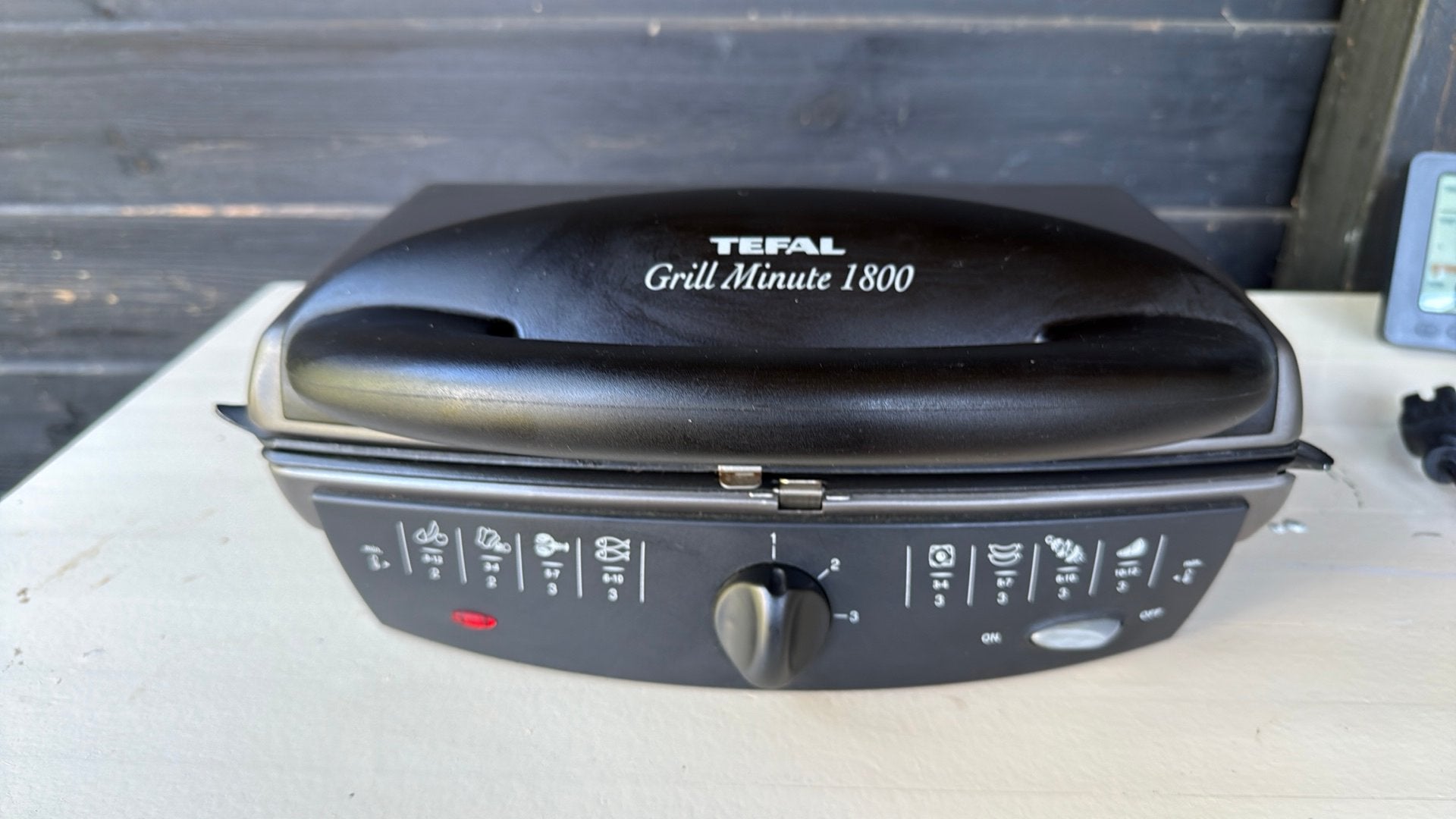Tefal electrische grill plaat, Ophalen, Zo goed als nieuw