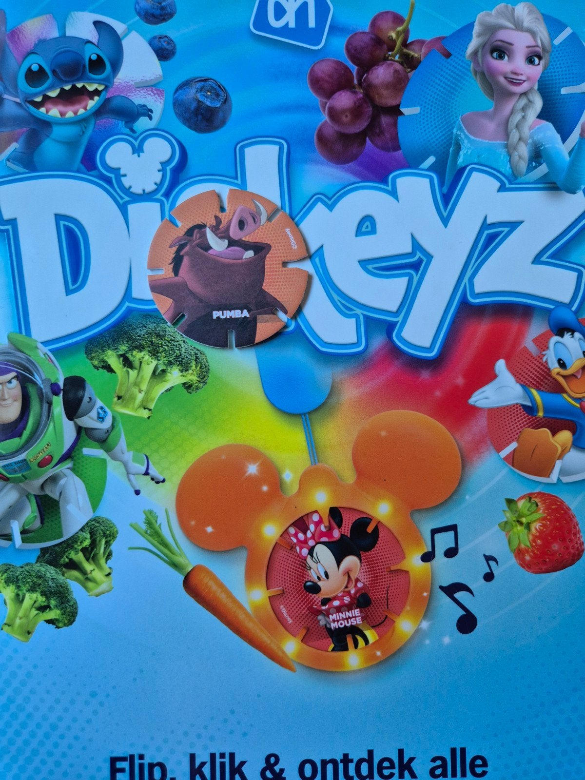 Diskeyz Pumba Disney AH Albert Hein Heijn GRATIS OPHALEN, Albert Heijn, Ophalen