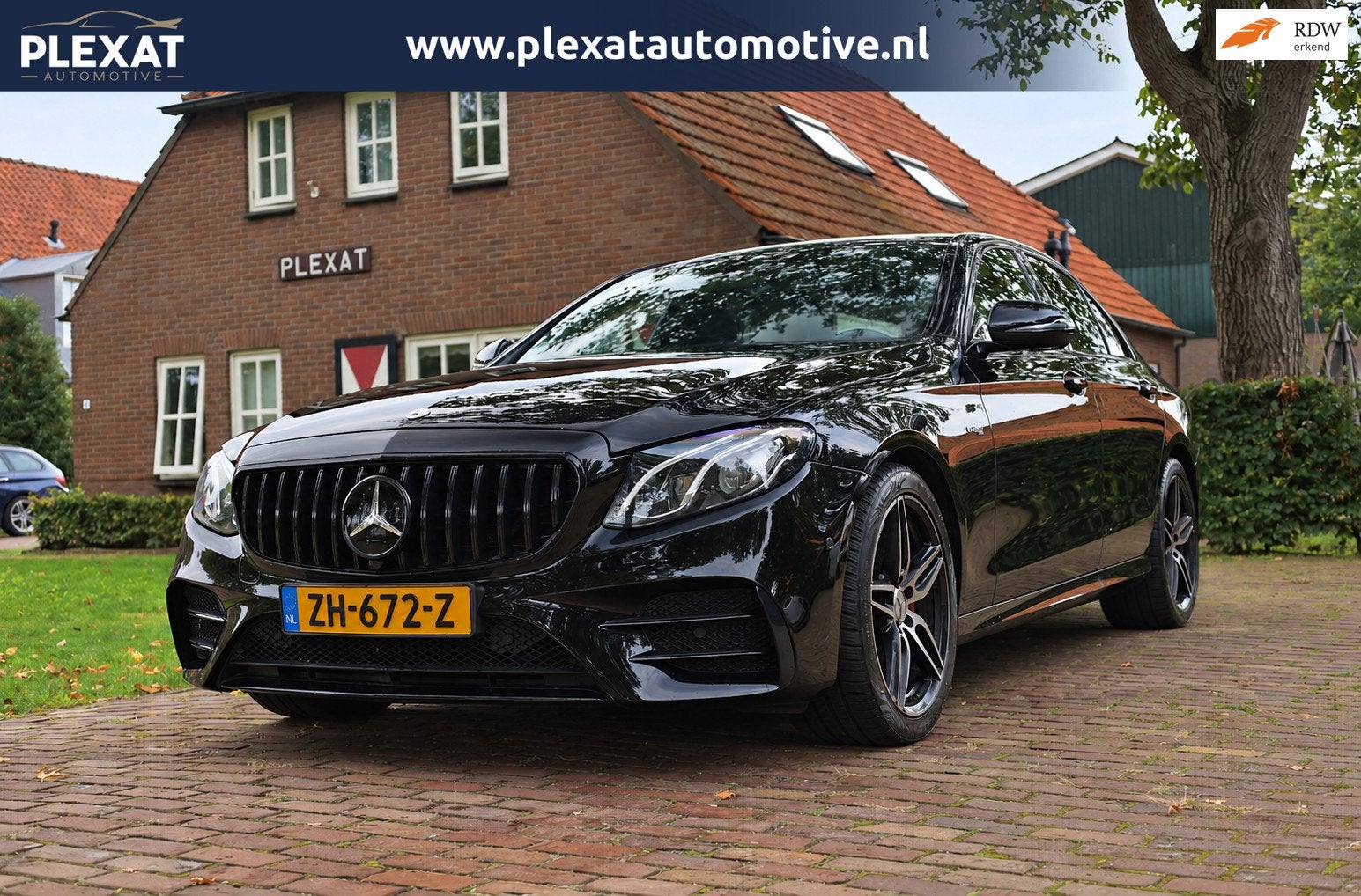 Mercedes-Benz E-klasse AMG 43 4Matic Premium Plus Aut. | 63S, Auto's, Automaat, Dealer onderhouden, Gebruikt, Leder