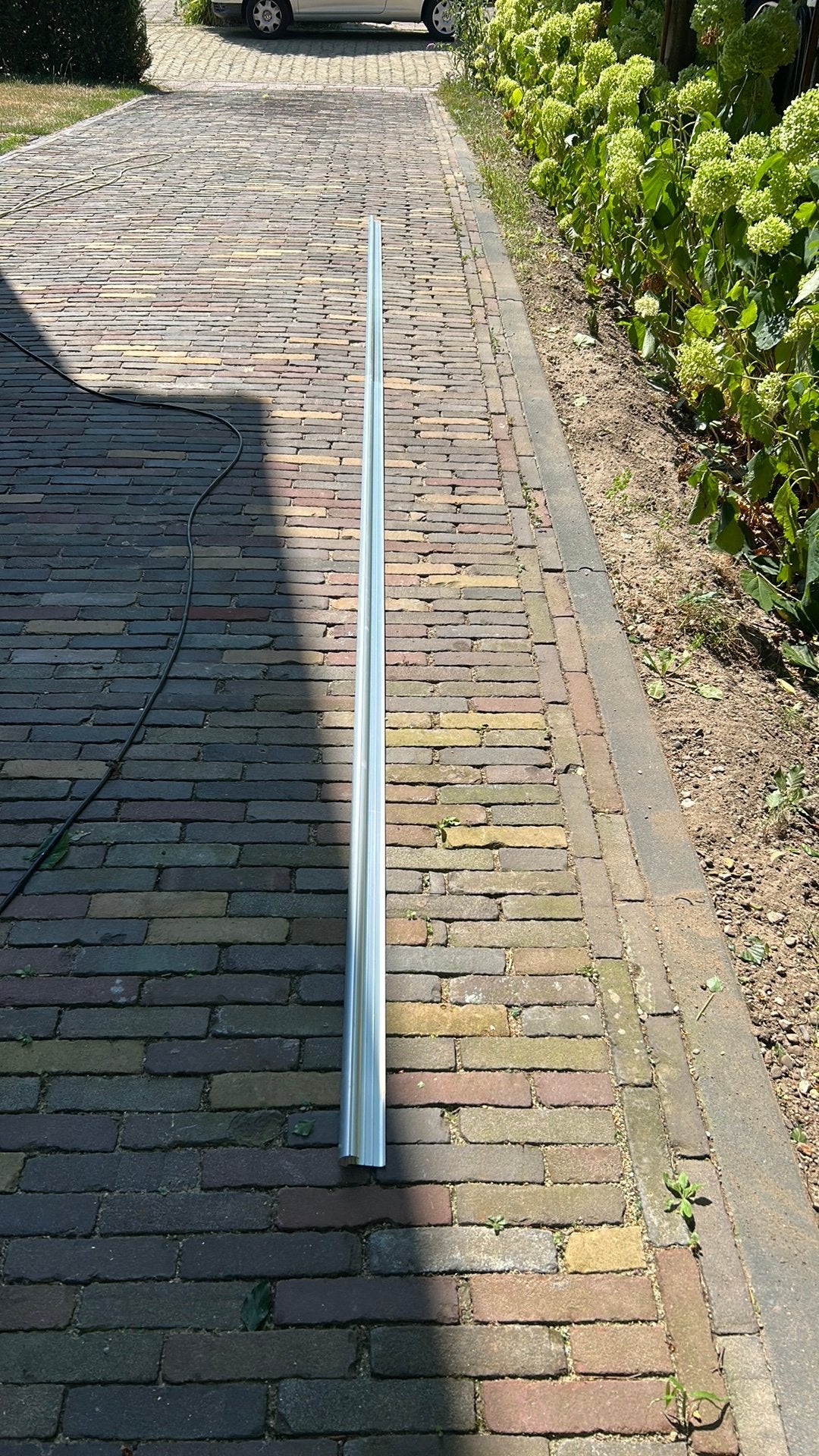 Daktrim 26mm lengte 4,45 meter nieuw, Ophalen, Nieuw, Aluminium