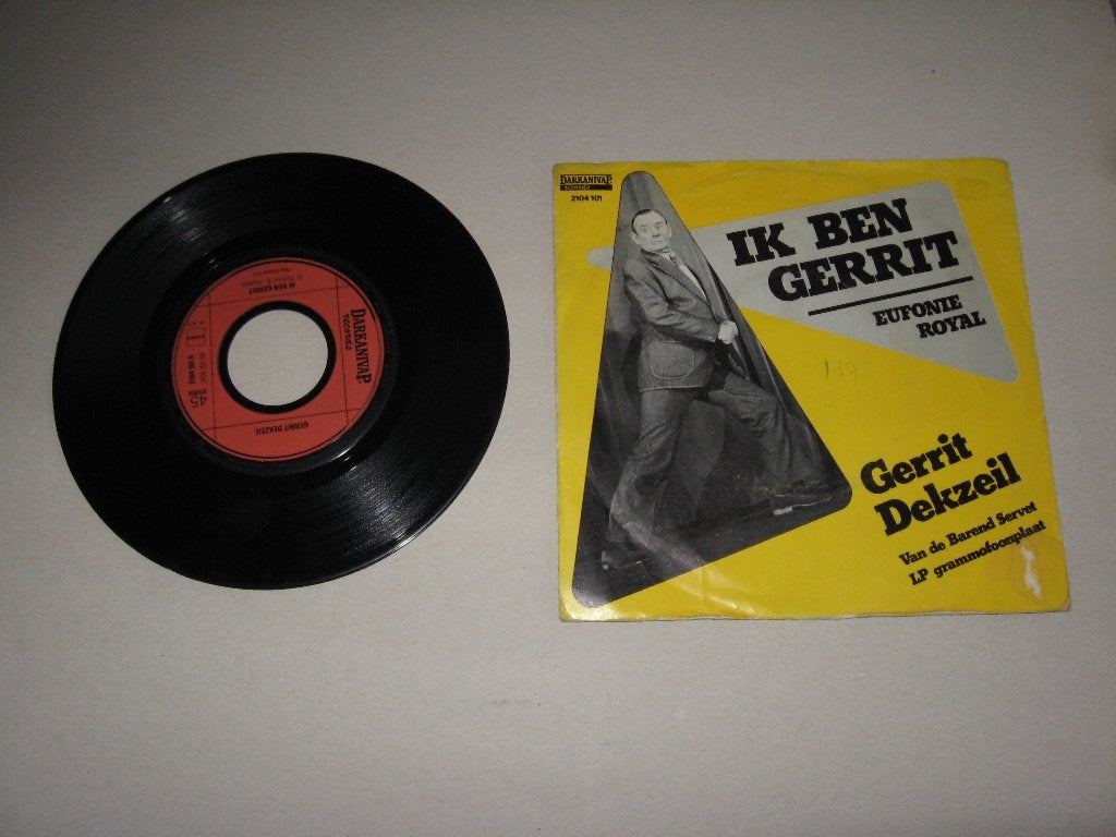 Gerrit Dekzeil.  A .Ik ben Gerrit, Cd's en Dvd's, Vinyl | Nederlandstalig, 7 inch, Ophalen of Verzenden, Zo goed als nieuw, Levenslied of Smartlap