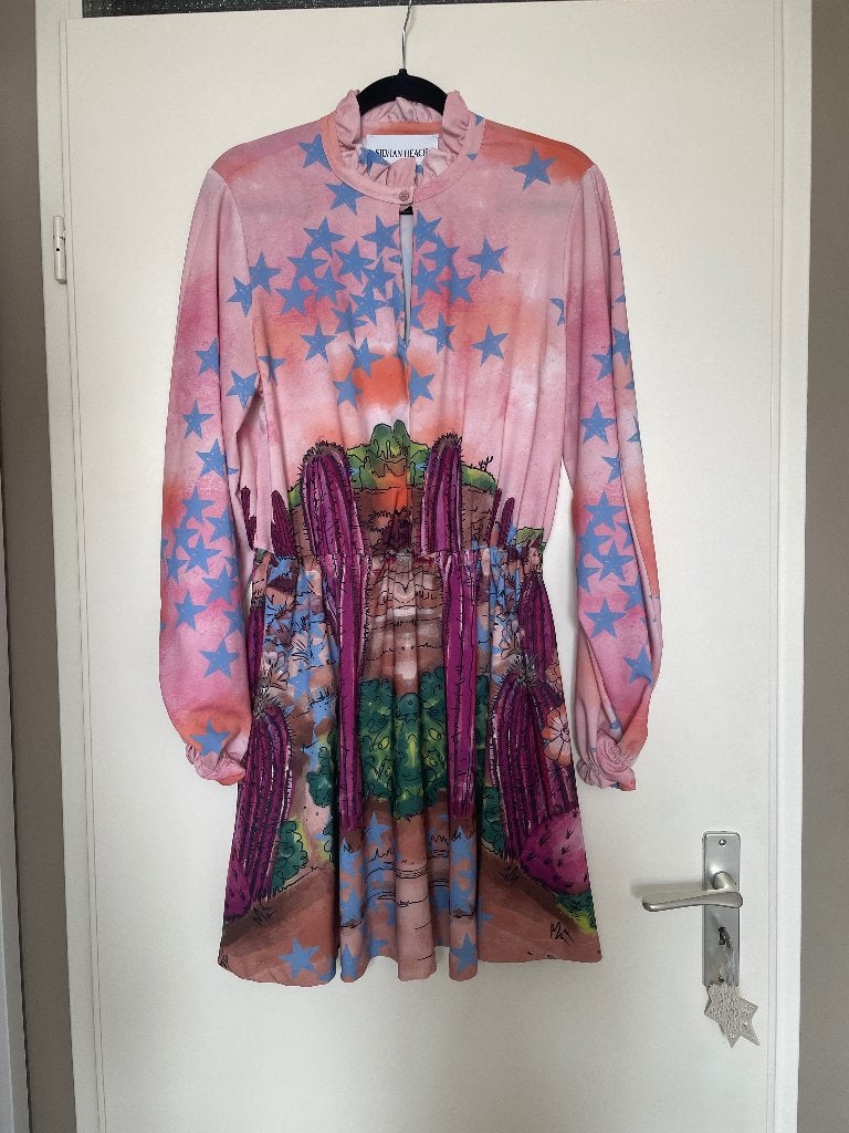 Silvian Heach zomerse jurk dress met ballon mouwen mt 42, Kleding | Dames, Jurken, Maat 42/44 (L), Ophalen of Verzenden, Zo goed als nieuw