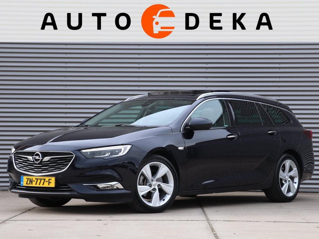 Opel Insignia Sports Tourer 1.5 Turbo Innovation Automaat *L, Auto's, 730 kg, Gebruikt, 4 cilinders, Blauw