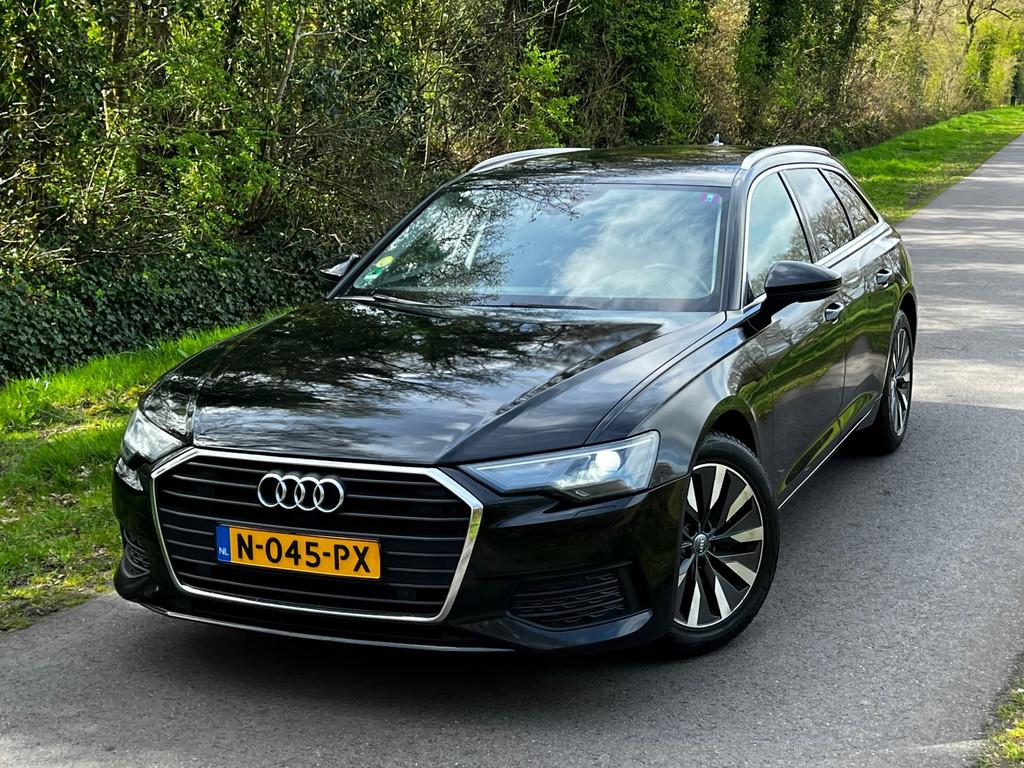 Audi A6 Avant 40 TDI Sport S line edition 25 years | Cruise, Auto's, Gebruikt, 2000 kg, Zwart, Diesel