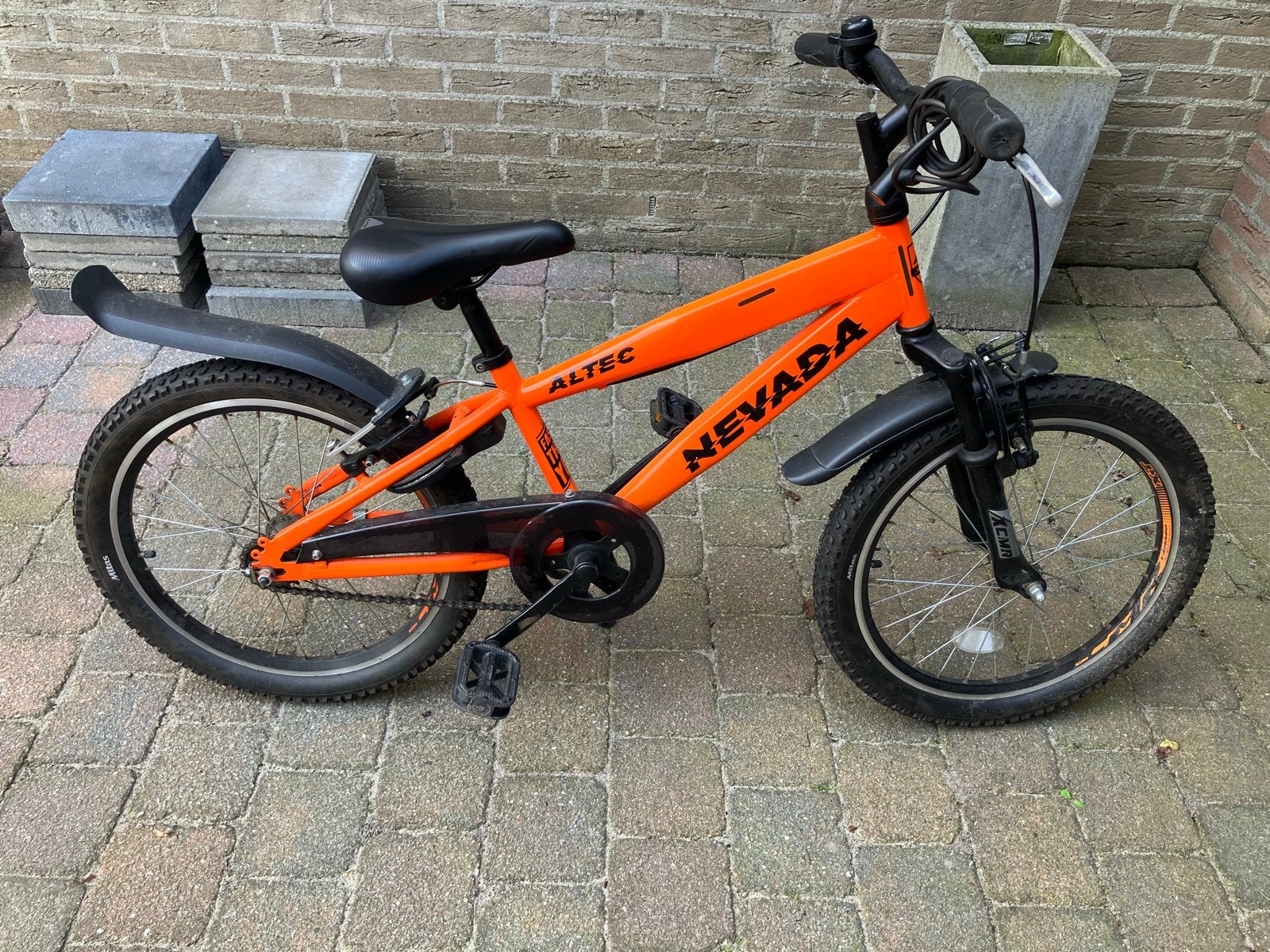 Altec Nevada kinderfiets 20 inch - Oranje, Ophalen, Gebruikt, Terugtraprem, 20 inch