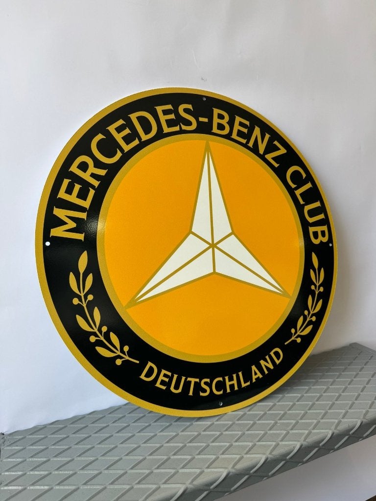 Sign - Mercedes-Benz - Mercedes Benz Club Deutschland, Reclamebord, -, -, Nieuw