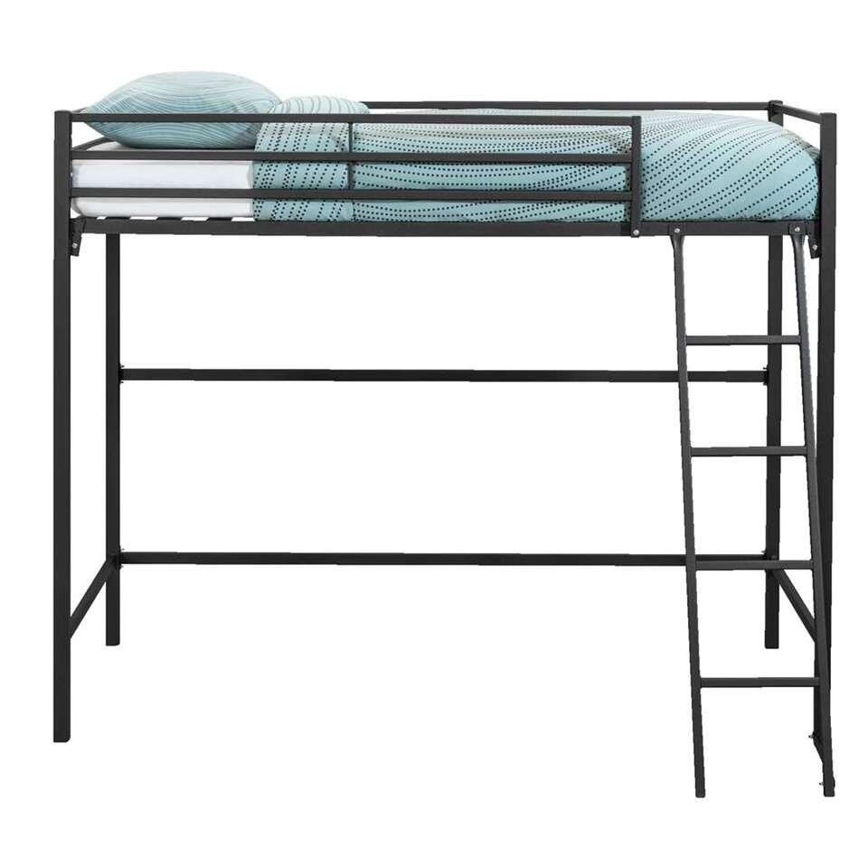 Metalen hoogslaper, Eenpersoons, 210 cm, 160 tot 180 cm, Ophalen of Verzenden