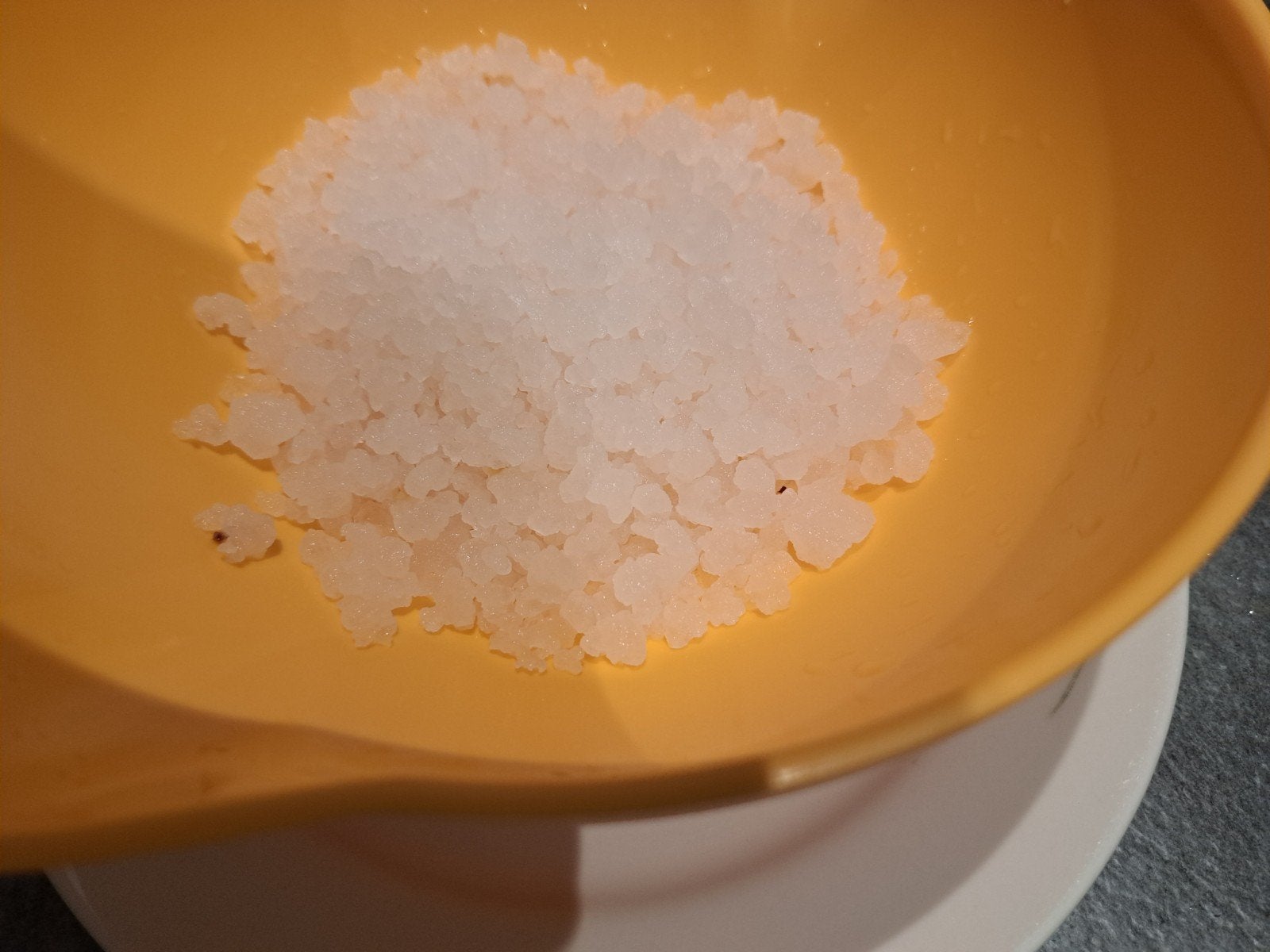 waterkefir korrels, Ophalen