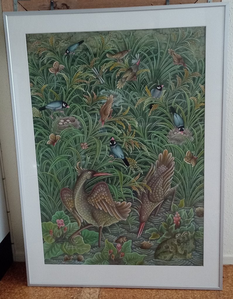 Schilderij Balinees, Ophalen, Schilderij, Geschilderd