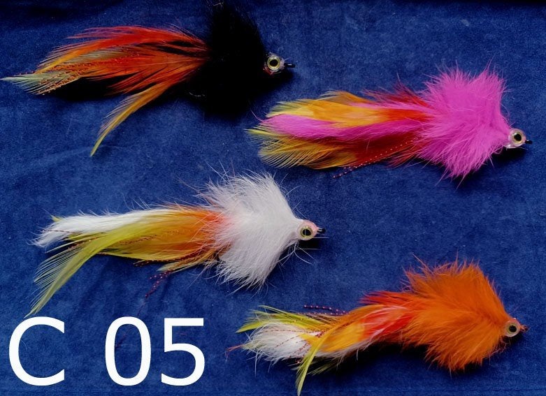 Set C 05 van 4 stuks Ultra Light Baars-Snoekstreamertjes, Ophalen, Nieuw, Complete set