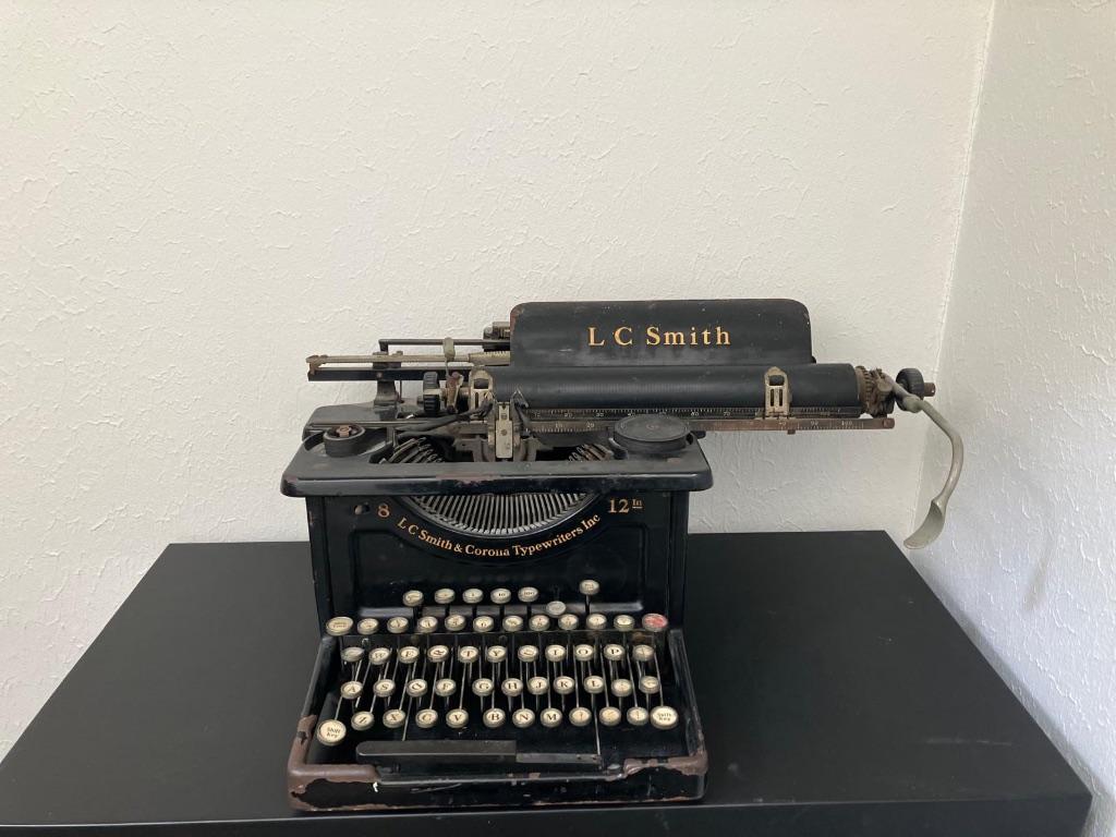 L.C. Smith typemachine, Ophalen of Verzenden, Gebruikt