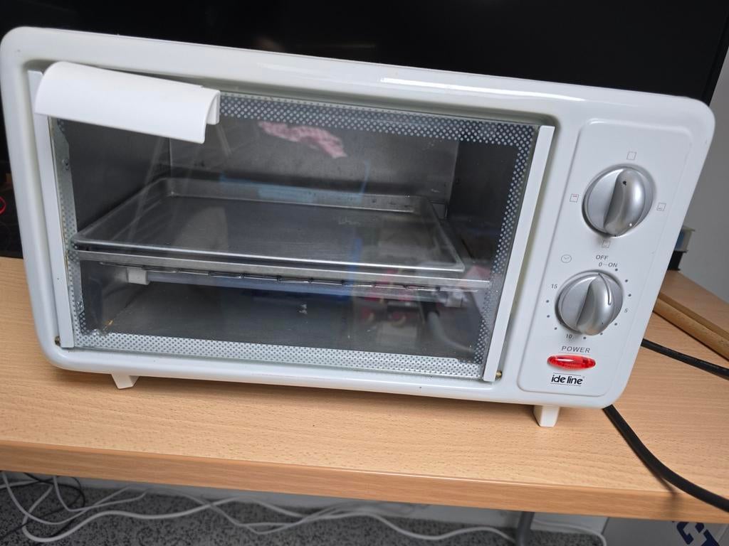 Compacte Ide Line Mini Oven met Grillfunctie, Witgoed en Apparatuur, Ophalen, Minder dan 45 cm, Gebruikt, Minder dan 45 cm