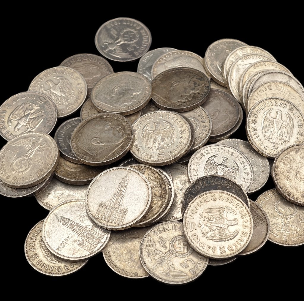 Duitsland derde rijk 5 Reichsmark, Ophalen of Verzenden, Duitsland, Losse munt, Zilver