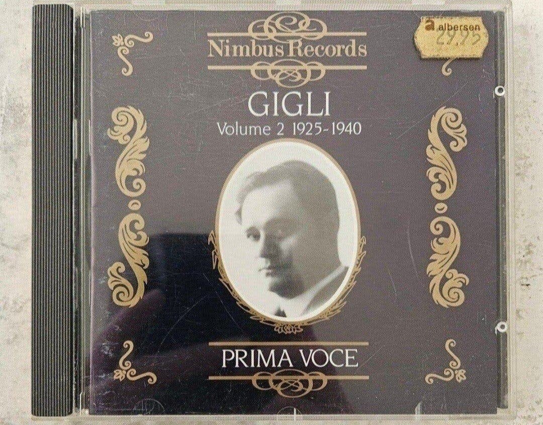 Beniamino Gigli – Volume 2 (1925–1940) | Prima Voce (Nimbus, Ophalen of Verzenden, Gebruikt, Opera of Operette