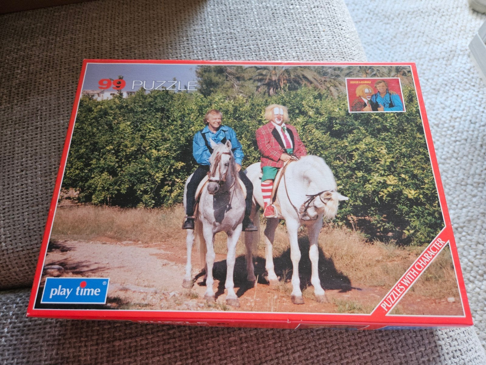 Bassie en Adriaan Play Time 99 Puzzel met paarden, Ophalen of Verzenden, Gebruikt