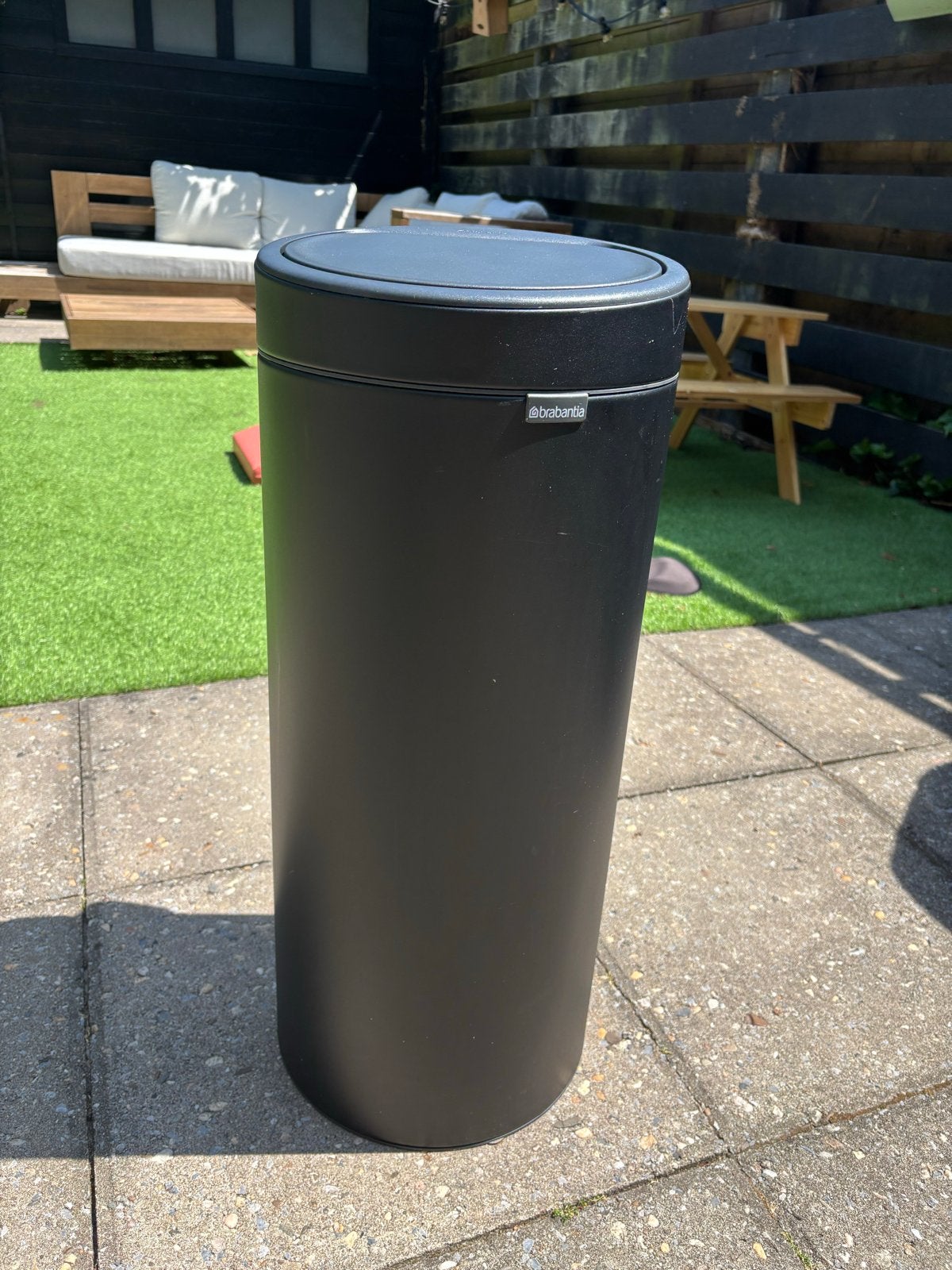 Brabantia Bo Touch Bin 30L - Zwart (Mineral Moonlight Black), Ophalen, Kunststof, Gebruikt, 75 – 100