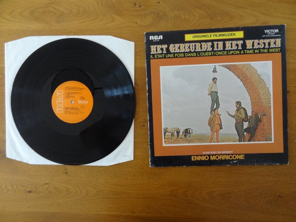 LP Ennio Morricone - Het gebeurde in het westen, Ophalen of Verzenden, Gebruikt, 12 inch