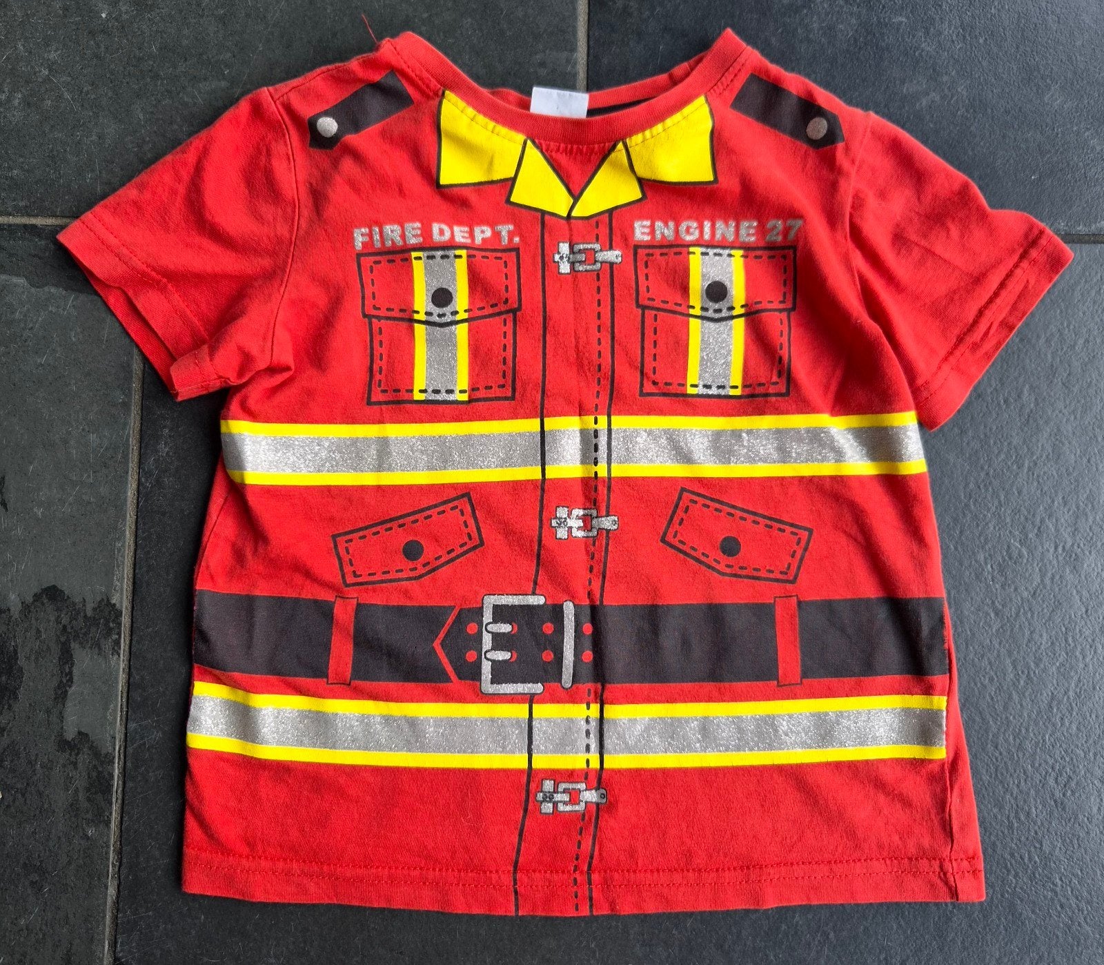 Brandweerman shirt maat 104, Kinderen en Baby's, Ophalen of Verzenden, Gebruikt, 104 of kleiner, Jongen