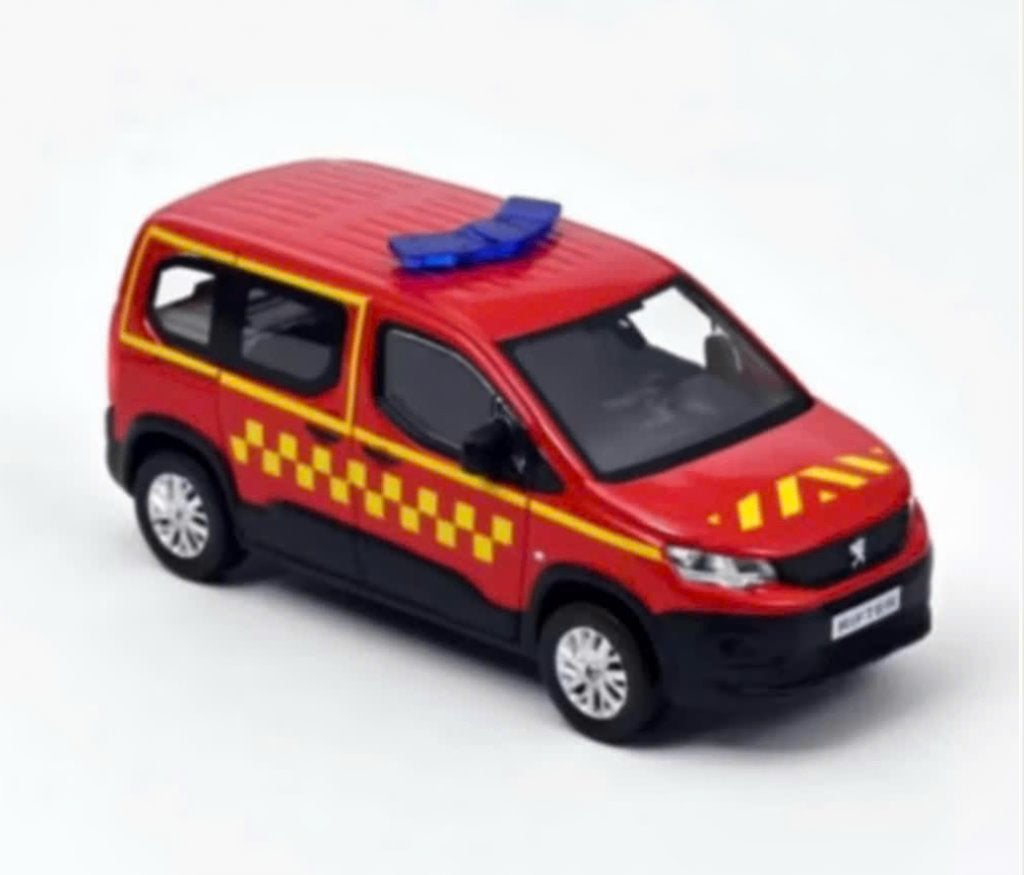 PEUGEOT RIFTER 2019 POMPIERS BRANDWEER 1/43 NOREV REF 479071