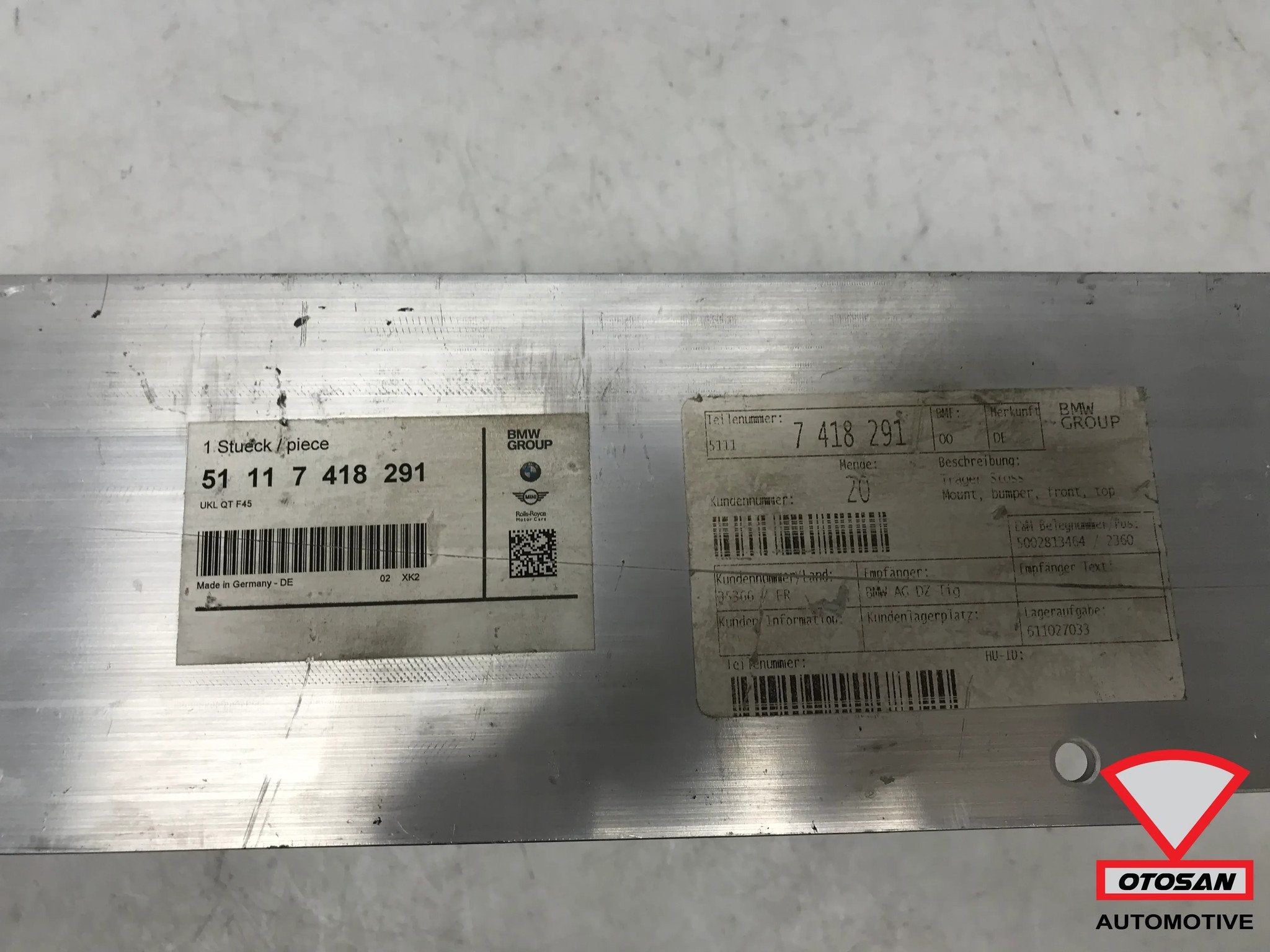 BMW 2 Serie F45 F46 Tourer Bumperbalk Voor 51117418291 74182, Petuelring 130
80788  Munich, DE, Gebruikt, Voor, Info@bmw.de