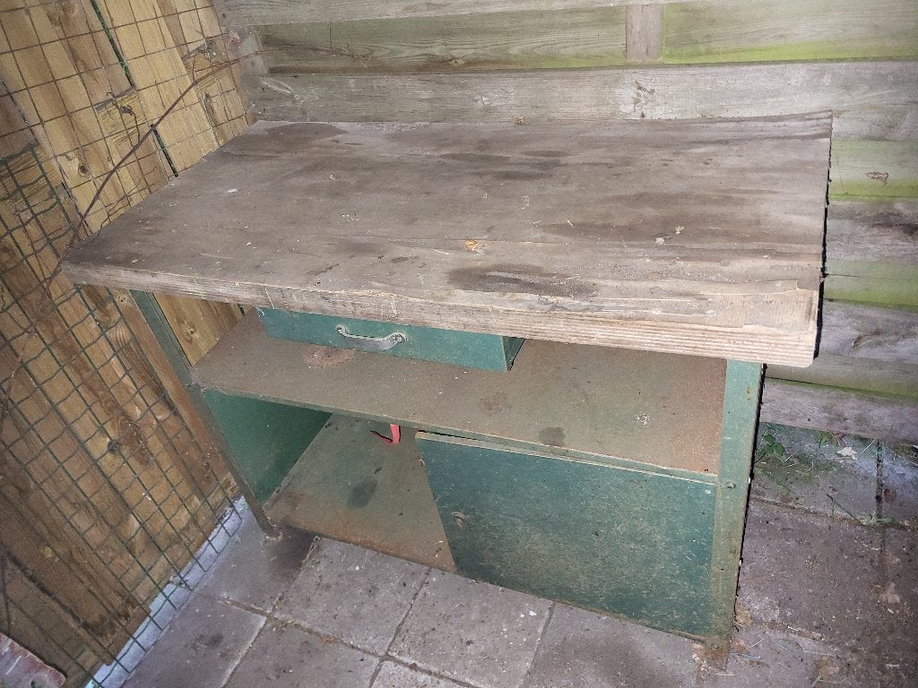 Werkbank, Ophalen, Gebruikt, 70 tot 120 cm