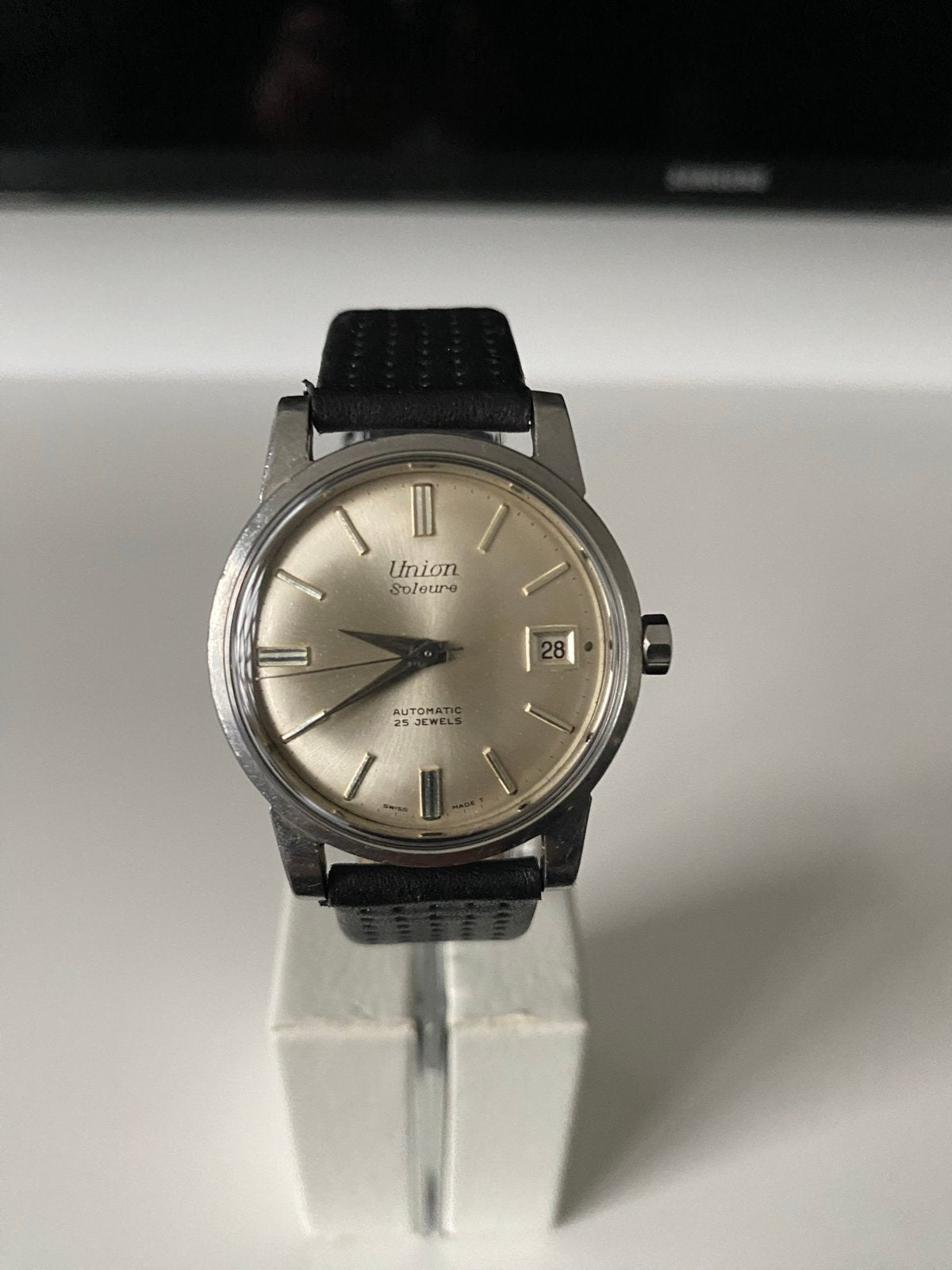 Union Soloure Automatisch Horloge 25 Jewels Top, Ophalen of Verzenden, Gebruikt