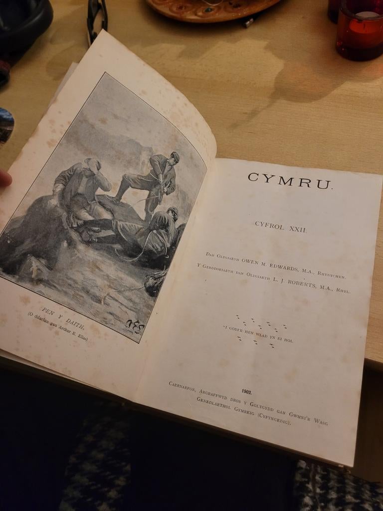 Cymru 1902 (Wales), Antiek en Kunst, Antiek | Boeken en Bijbels, Ophalen of Verzenden